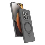 ZİRVE TREND Redmi Note 15 Pro 5G ile Uyumlu Kılıf Regal Magsafe ile Uyumlu Kablosuz Şarj Özellikli Stand Olabilen Yüksek Kalite Telefon Kılıfı Titan Gri