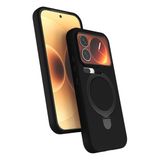 ZİRVE TREND Xiaomi Mi 17 Pro Max ile Uyumlu Kılıf Regal Magsafe ile Uyumlu Kablosuz Şarj Özellikli Stand Olabilen Yüksek Kalite Telefon Kılıfı Siyah