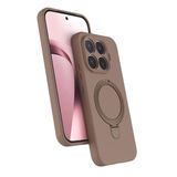 ZİRVE TREND Xiaomi Mi 17T ile Uyumlu Kılıf Regal Magsafe ile Uyumlu Kablosuz Şarj Özellikli Stand Olabilen Yüksek Kalite Telefon Kılıfı Çöl Titanyum