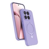 ZİRVE TREND Xiaomi Mi 17T ile Uyumlu Kılıf Regal Magsafe ile Uyumlu Kablosuz Şarj Özellikli Stand Olabilen Yüksek Kalite Telefon Kılıfı Lila