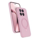 ZİRVE TREND Xiaomi Mi 17T ile Uyumlu Kılıf Regal Magsafe ile Uyumlu Kablosuz Şarj Özellikli Stand Olabilen Yüksek Kalite Telefon Kılıfı Pembe