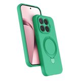 ZİRVE TREND Xiaomi Mi 17T ile Uyumlu Kılıf Regal Magsafe ile Uyumlu Kablosuz Şarj Özellikli Stand Olabilen Yüksek Kalite Telefon Kılıfı Yeşil