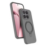 ZİRVE TREND Xiaomi Mi 17T Pro ile Uyumlu Kılıf Regal Magsafe ile Uyumlu Kablosuz Şarj Özellikli Stand Olabilen Yüksek Kalite Telefon Kılıfı Titan Gri