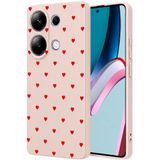 ZİRVE Xiaomi Redmi Note 13 Pro 5G İle Uyumlu Kılıf Kadife İç Yüzey Özel Tasarım Baskılı Kamera Korumalı Yüksek Kalite Telefon Kılıfı WİNS Kum Kalp