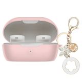 Ziseyoru Bose New QuietComfort Kulaklıklar ile Uyumlu Kılıf Kapağı, Yumuşak Silikon Koruyucu Kılıf, Bling Anahtarlık Aksesuarları, Kadınlar Kız Çocukları için (Pembe)