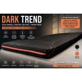Zish Home Dark Plus Topper, Yatak Pedi, Şilte, Misafir Yatağı, Yer Yatağı, Yer Minderi | 24 DNS Sünger | Dark Trend Kumaş | Fermuarlı Yıkanabilir Kılıf | Zishhome | Karavan, Tiny House, Bungalov - 100 × 200 cm