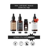 ZİSHU 4’lü Set Doğal Yağlar Serisi – %100 Saf Soğuk Sıkım (Hint, Udi Hindi, Niaouli)
