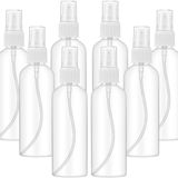 ZITFRI 8 Adet Sprey Şişesi, 100 ml, Küçük Boş Püskürtücü, İnce Sis - Plastik Şeffaf