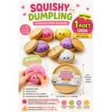 ZİVENTA 1 Adet Büyük Boy Dumpling Slow Rising Stres Oyuncağı Squishy Yumuşacık Kawaii Sıkılabilir Oyuncak Blind Box Kapalı Kutu Çin Mantısı Mystery Sukuşi