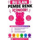 Ziventa Ayıcık Squishy Stres Oyuncağı Sık Bırak Yumuşak Esnek Jel Oyuncak Renkli Rahatlatıcı Sıkma Oyuncağı Squishy Kawaii Çin Mantısı Benzeri - Pembe