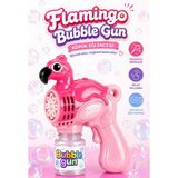 Ziventa Flamingo Bubble Gun Köpük Tabancası – Otomatik Işıklı Baloncuk Makinesi | Çocuklar Için Eğlenceli Oyuncak 3+ Yaş Sevgili Hediye - Pembe