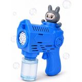 Ziventa Otomatik Köpük Tabancası Karakterli Işıklı Baloncuk Tabancası Çocuk Oyuncağı Bubble Gun Labubu - Gri Labubu