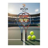 Zivvo 2 Adet Başlangıç Tenis Raketi + 2 Adet Tenis Çantası + 3 Adet Tenis Topu