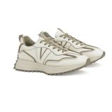 Ziya 1231000 4660 Hakiki Deri Krem Kadın Sneaker