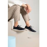 Ziya 1411013ZS08 Hakiki Deri Lacivert Erkek Sneaker