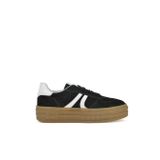 Ziya 1431000Z6640 Hakiki Deri Siyah Kadın Sneaker
