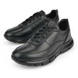 Ziya 151983ZF902 Siyah Hakiki Deri Erkek Sneaker Ayakkabı