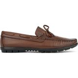 Ziya, Erkek Hakiki Deri Loafer 161423Z42 Taba