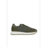 Ziya, Erkek Hakiki Deri Sneaker 1531026Z265 Haki