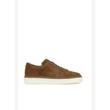 Ziya, Erkek Hakiki Deri Sneaker 1531026ZH182 Tütün