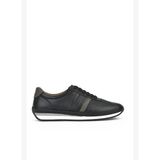 Ziya, Erkek Hakiki Deri Sneaker 1611002Z060 Siyah