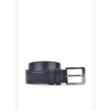 Ziya, Hakiki Deri 4 cm Erkek Kemer 153980Z201 Lacivert
