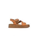 Ziya , Hakiki Deri Kadın Sandalet Taba 1511033Z442005