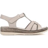 Ziya, Kadın Hakiki Deri Konfor Sandalet 1611051Z030 Silver