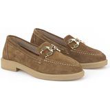 Ziya, Kadın Hakiki Deri Loafer Ayakkabı 161359Z706 Caramel