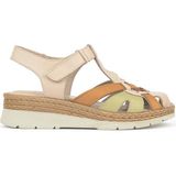 Ziya, Kadın Hakiki Deri Sandalet 1611008Z438 Silver