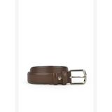Ziya, Suni Deri 3.5 cm Erkek Kemer 153980Z103 Kahve