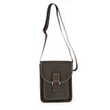 Ziya, Unisex Hakiki Deri Çapraz Çanta 143445Z324 Kahve