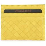 Ziya, Unisex Hakiki Deri Kartlık 1539852Z05 Sarı