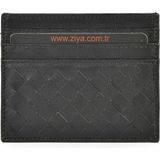 Ziya, Unisex Hakiki Deri Kartlık 1539852Z05 Siyah