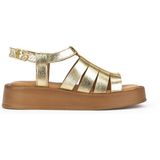 Ziya Ziya, Hakiki Deri Kadın Sandalet 1511033Z23069 Gold