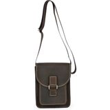 Ziya Ziya, Unisex Hakiki Deri Çapraz Çanta 143445Z324 Kahve - Kahverengi