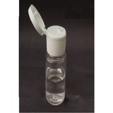 Ziylan 30ML Şeffaf Plastik Şişe+Fliptop Kapak,dezenfektan Şişesi,açmalı Kapak,boş ŞIŞE,100 Adet