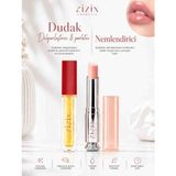 Zizix Dudak Dolgunlaştırıcı & Parlatıcı Dudak Nemlendirici Lip Balm Parlak Görünüm Besleyici Formül - Şeffaf
