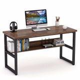 Zizuva 140x60x75 cm Ceviz Ev ve Ofis Çalışma Masası