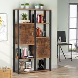 Zizuva 160x90x30 cm Modern Tasarım Ceviz Kitaplık ve Raf Sistemi