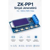 Zk-Pp1 Pwm Sinyal Üreteci Pulse Jeneratörü 1Hz-150Khz Ayarlanabilir Lcd Ekranlı Devre Modülü