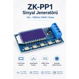 Zk-Pp1 Pwm Sinyal Üreteci Pulse Jeneratörü 1Hz-150Khz Ayarlanabilir Lcd Ekranlı Devre Modülü