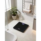 Zln1971 Dijital Banyo Tartısı Led Ekran Cam Yüzey Dijital Baskül 180 Kg Kapasiteli
