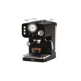 Zln2991 Retro Espresso Kahve Makinesi (Espresso-Cappiccino-Latte) 15 Bar 1100W | Siyah
