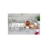 Zln6104 Dijital Yoğurt Yapma Makinesi | Paslanmaz Çelik Gövde | 8 Cam Kavanoz 8X180 / 1440Ml.