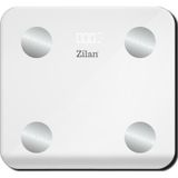 Zln9006 Dijital Banyo Tartısı Dijital Baskül Yağ Su Kas Vücut Kitle Endeksi Kilo Ölçer Tartı beyaz