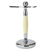 Zlongbow Tıraş Standı Beyaz Metal Tıraş Fırçası Standı, Salon İçin Jilet Tutucu, Ev, Banyo, Tıraş Aleti Aksesuarları Metal Tıraş Standı Tutucu (26Mm)