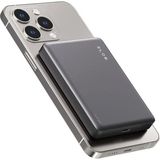 Zlos TB10 20W Pd 10000MAH Manyetik 15W Kablosuz Slim Mini Powerbank Taşınabilir Hızlı Şarj Cihazı - Siyah
