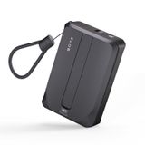 ZLOS TY10C 22.5W 10000mAh USB-C ve Lightning Dahili Kablolu Hızlı Şarj Destekli Mini Powerbank Tiny10C Notebook Macbook Uyumlu