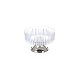 Zm Decor Gümüş Ayaklı Büyük Boy Kristal Kase 25CM